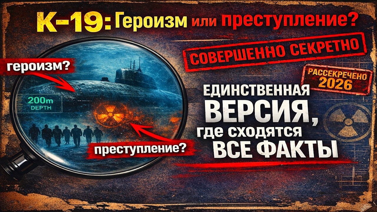 К-19: Почему 8 моряков отправили НА ГИБЕЛЬ вместо эвакуации? | Секрет, который СССР скрывал 30 лет