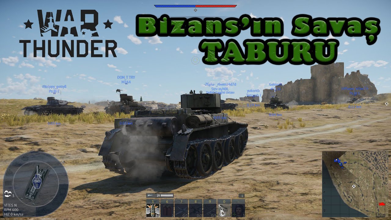 “Düşman Hatlarını Yıktım! ⚔️ War Thunder Gerçekçi Tank Savaşı”