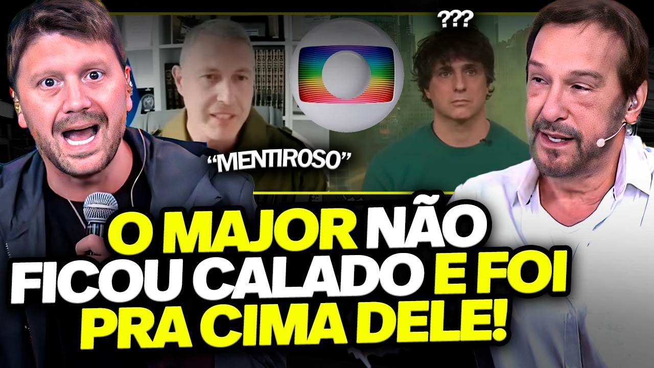 JORNALISTA DA GLOBO LEVA INVERTIDA DE MAJOR APÓS COMENTÁRIO SOBRE SITUAÇÃO NO IRÃ