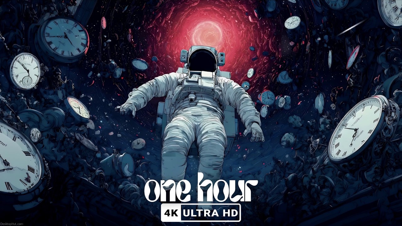 Chrono Drift – Astronaut Lost in Time & Space |Live Wallpape4K@true_creations #livewallpaper #fyp