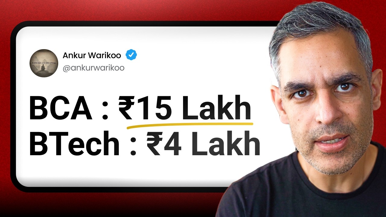 Can BCA Really Beat B.Tech in 2026?! | Warikoo Careers Hindi