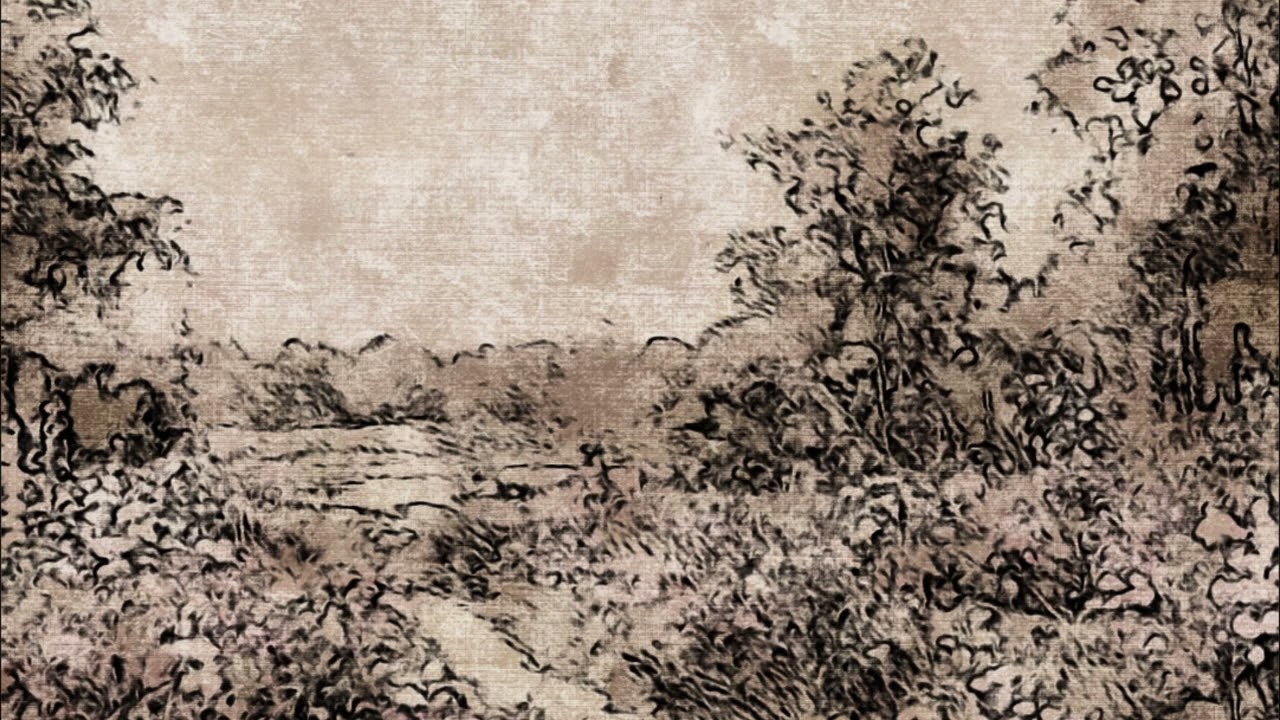 Art for TV • Vintage Sketch Art • Neutral Landscape Art Screensavers