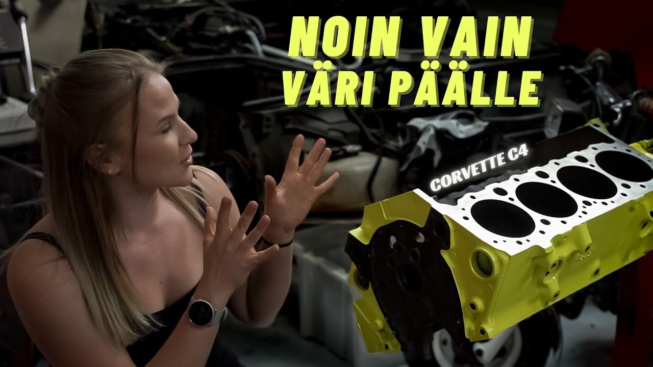 Mukavaa moottorin maalaukseen valmistelua (ei oikeesti)