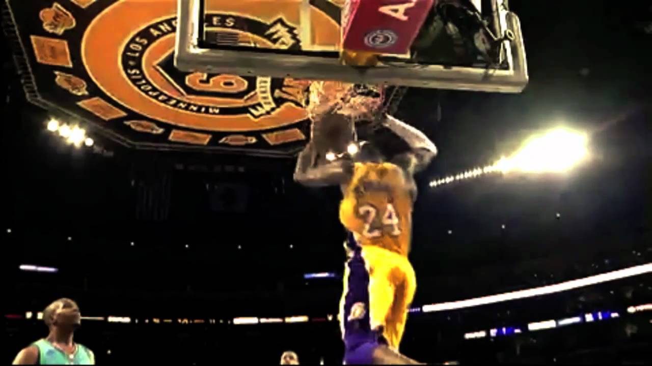 KOBE BRYANT-RIGHT ABOVE IT