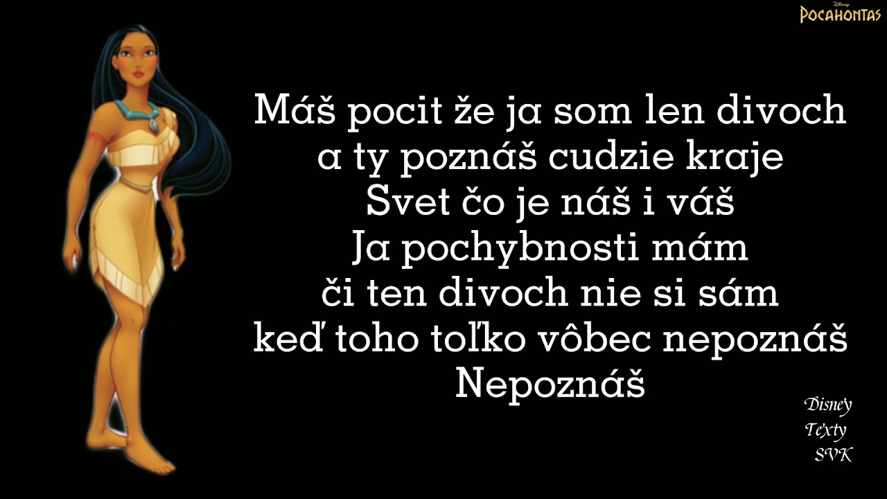 Farby Vetra- text (Pocahontas)