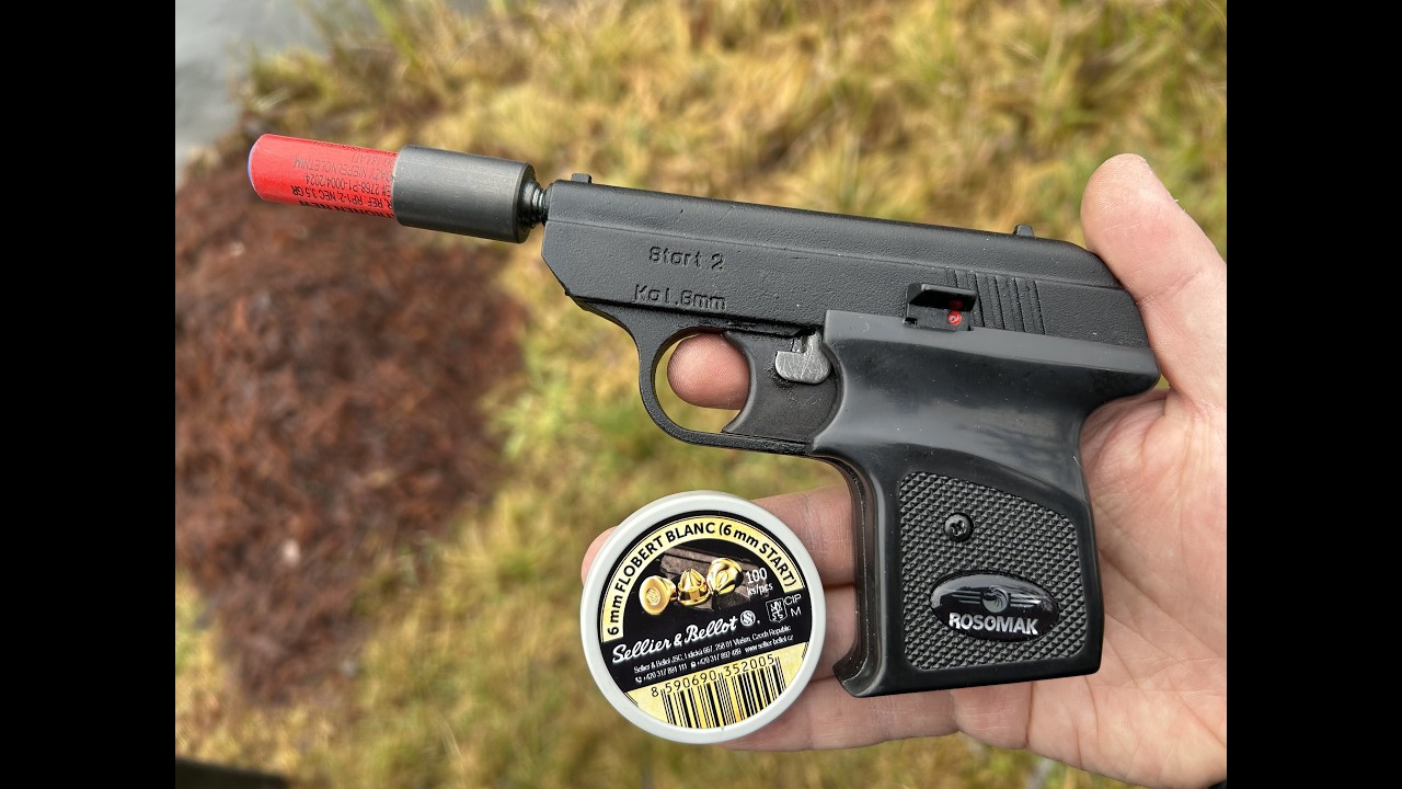 Pistolet HUKOWY 6MM Start 2 ROSOMAK - Omówienie, Gdzie kupić? BROŃ BEZ ZEZWOLENIA