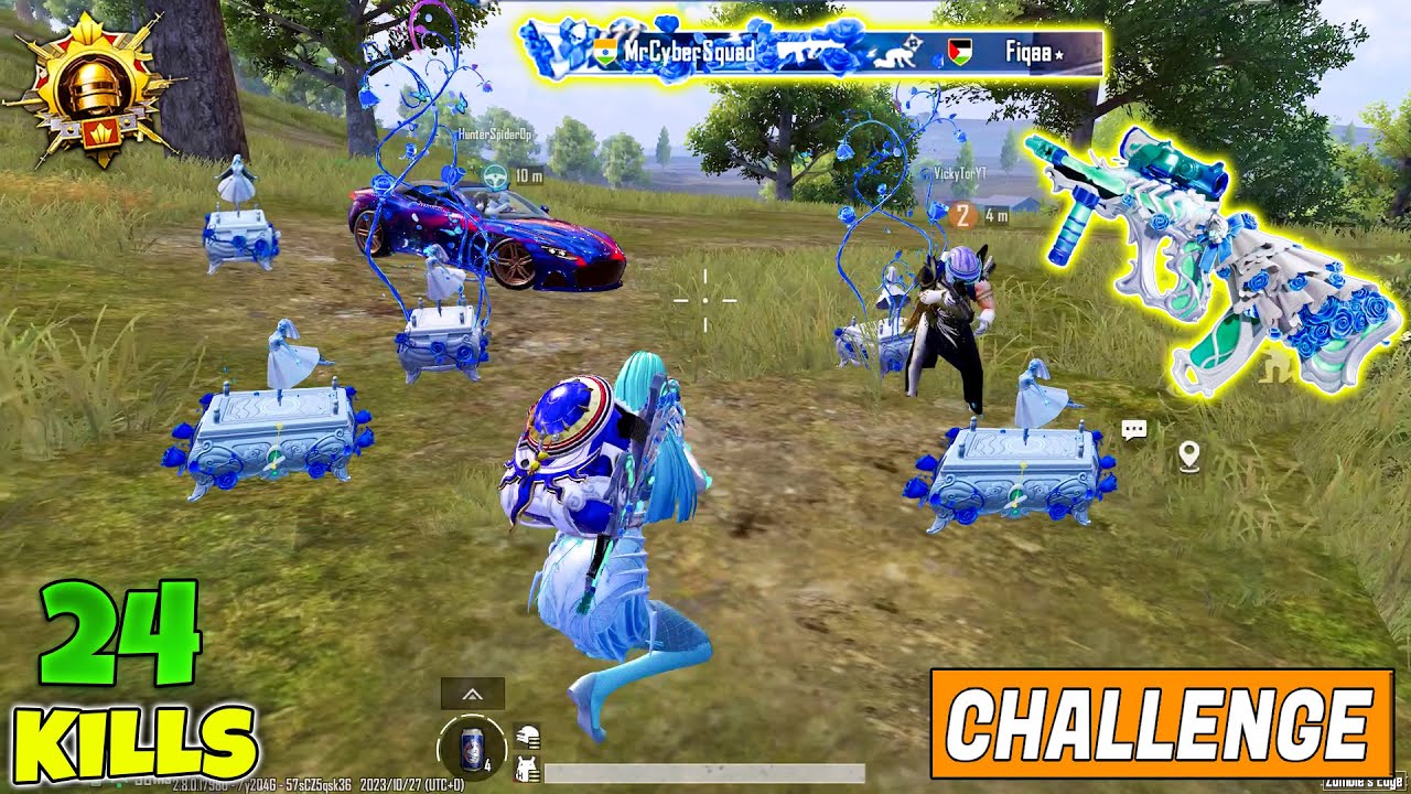 😱 OMG !! USING MY NEW LEVEL 8 AUG ON-HIT & GLACIAL BRIDE ULTIMATE SET TO CHALLENGE EVERYONE IN BGMI