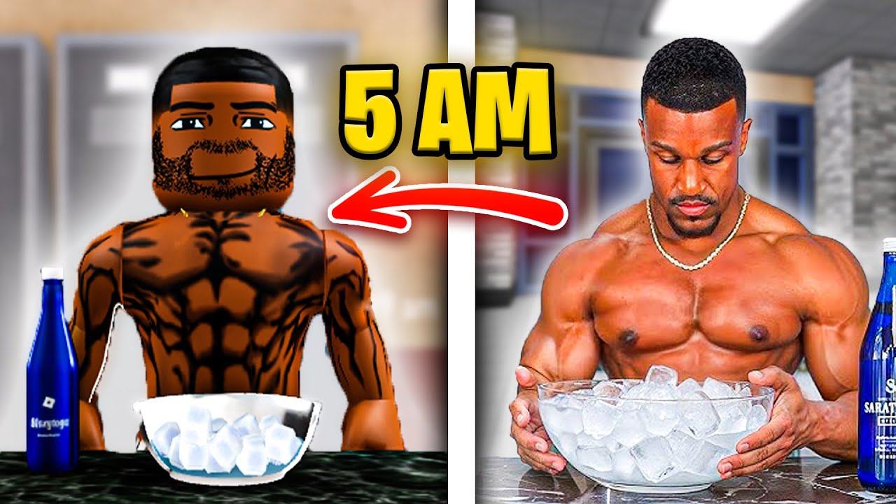 I met ASHTON HALL in Roblox Fight In A School