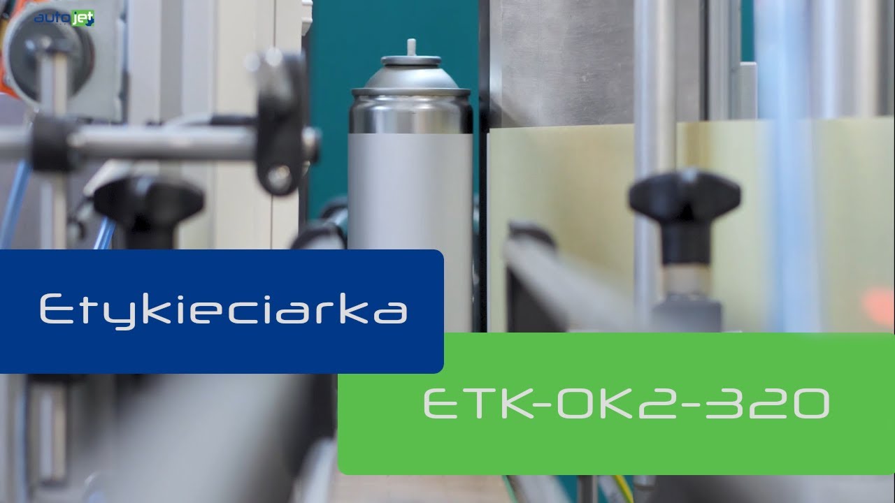 Etykieciarka dwugłowicowa typu ETK-OK2-320 ⚙️ Autojet
