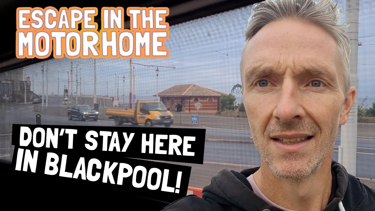 WE DIDN'T EXPECT THIS AT THE PARK-UP! (Blackpool UK Vanlife)