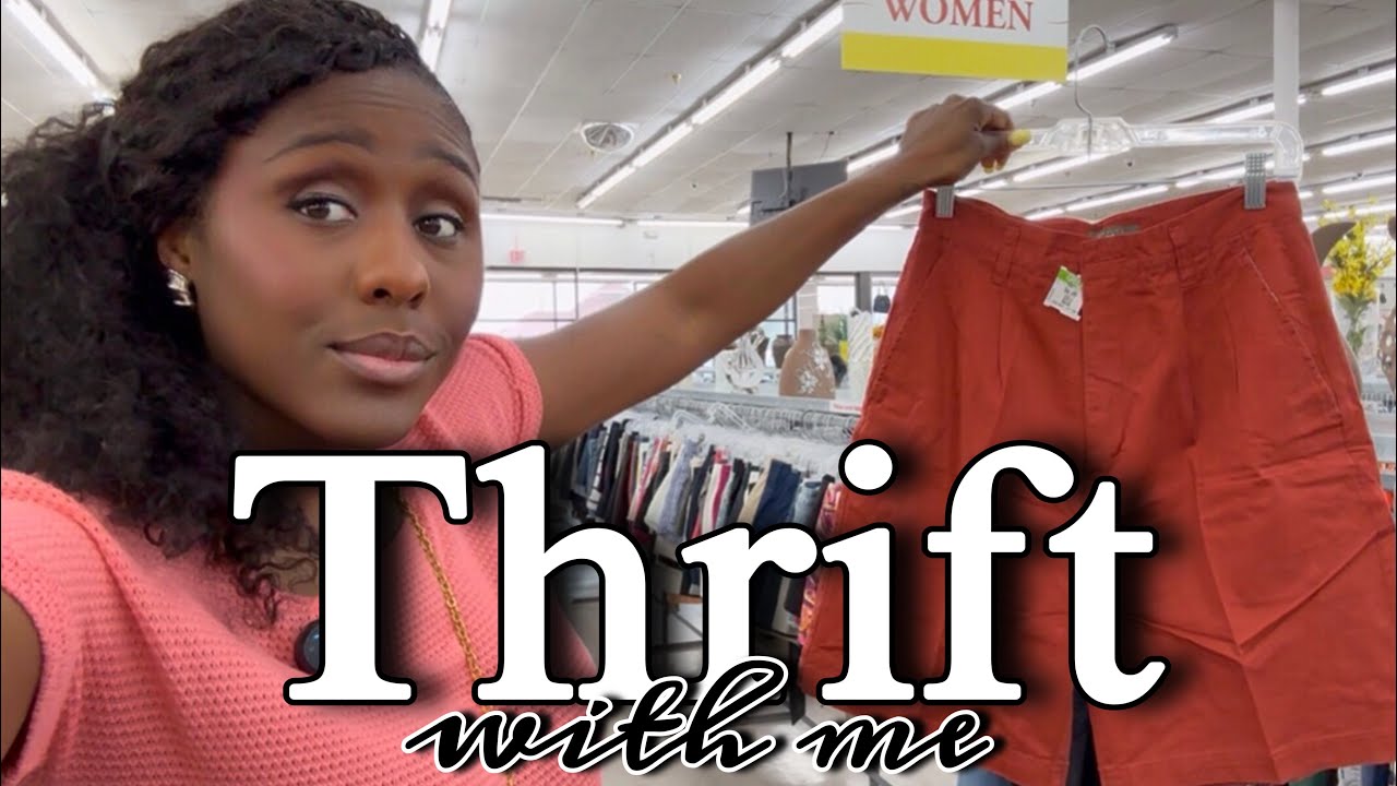 THRIFT WITH ME FOR FALL | Come Thrift With Me | Burmese Curly Crochet Braid Hair ft @Elfin Hair