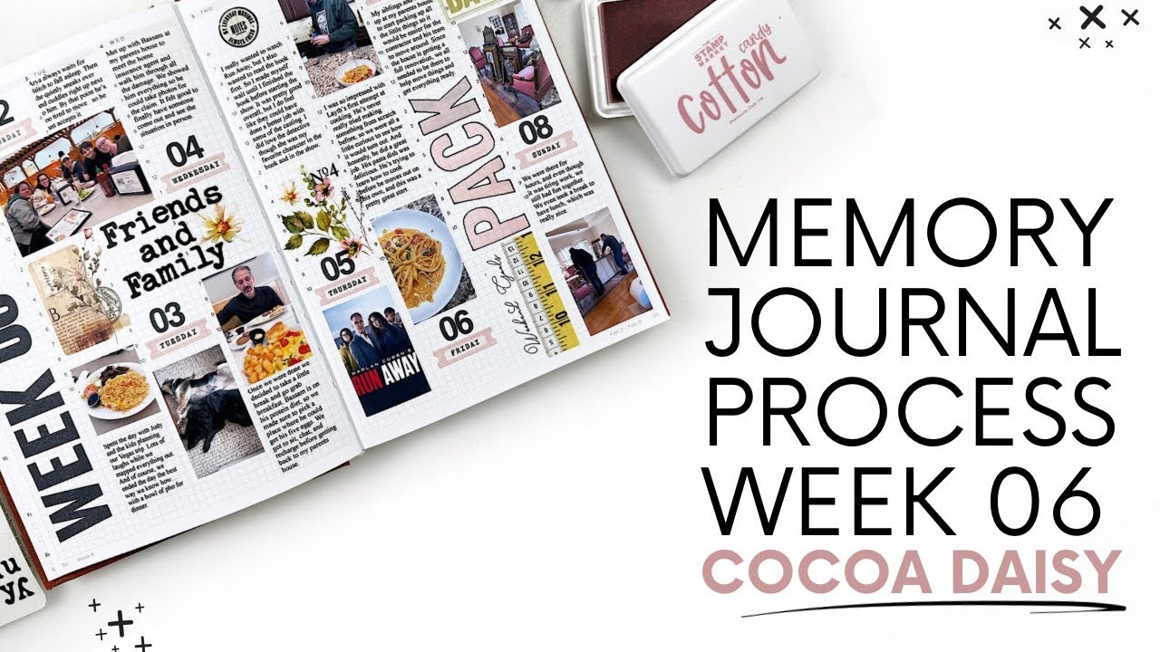 Memory Journal With Me In My Hemlock & Oak Planner 2026 | DT Cocoa Daisy Kit Unboxing
