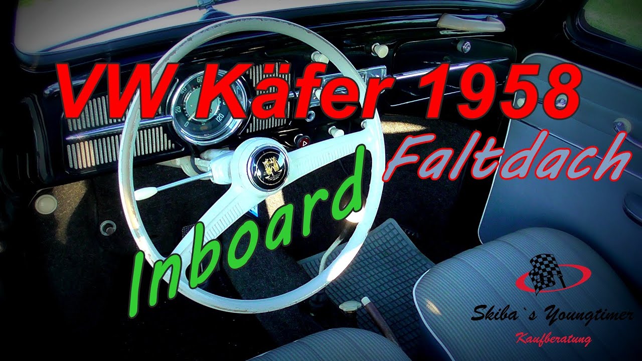 VW Faltdachkäfer Export 1958   I   ein Fahrbericht