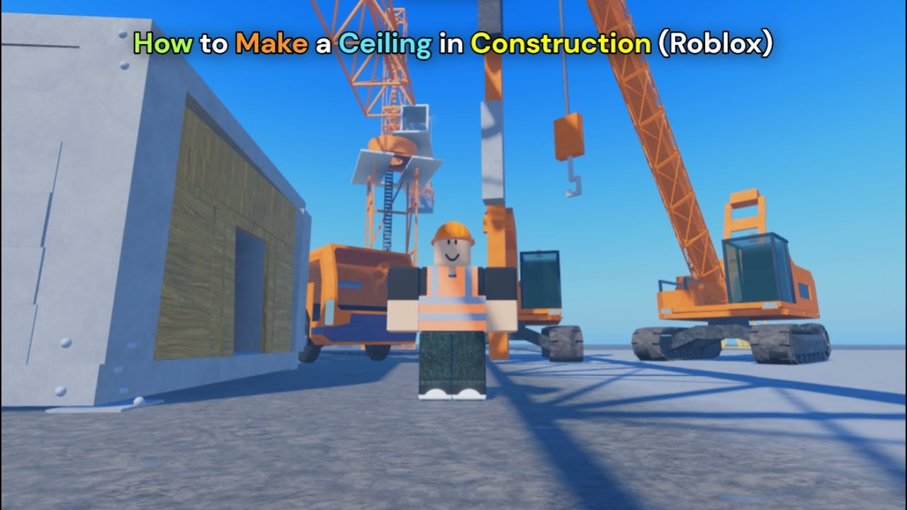 How to Make a Ceiling in Construction (Roblox)