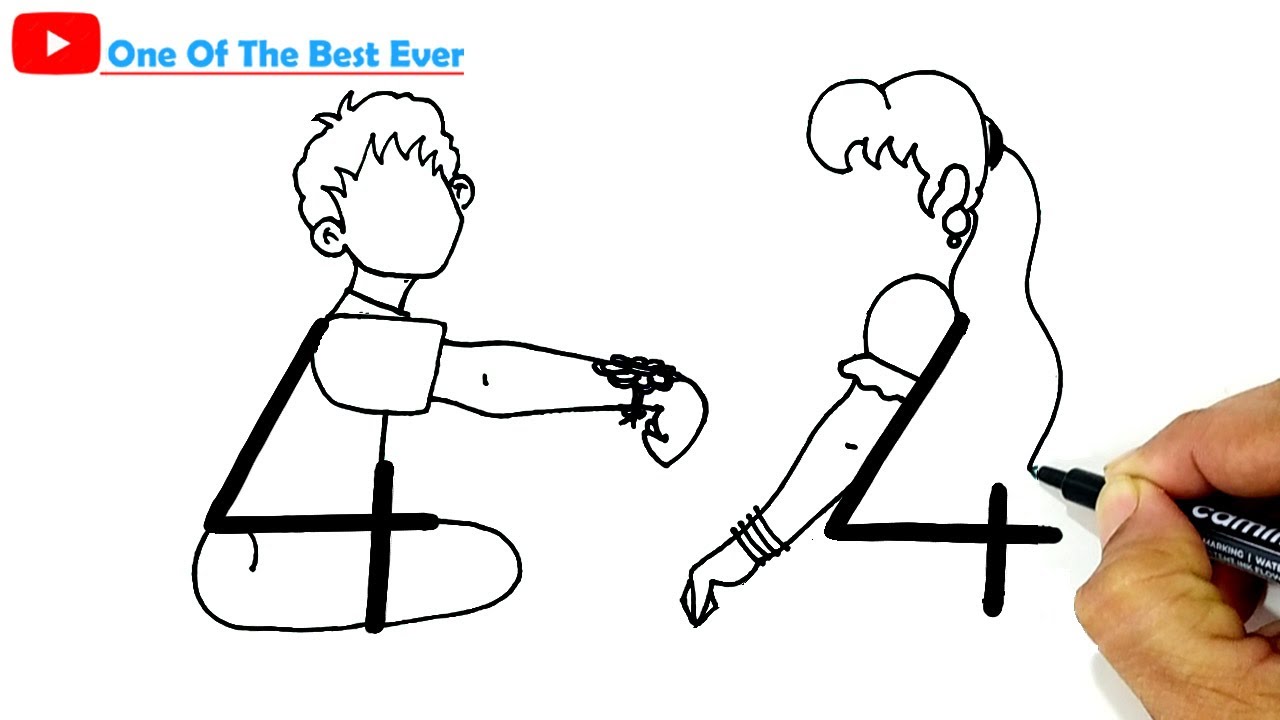 Rakshabandhan Rakhi Sister Brother Drawing it's Very Easy Now 🔴