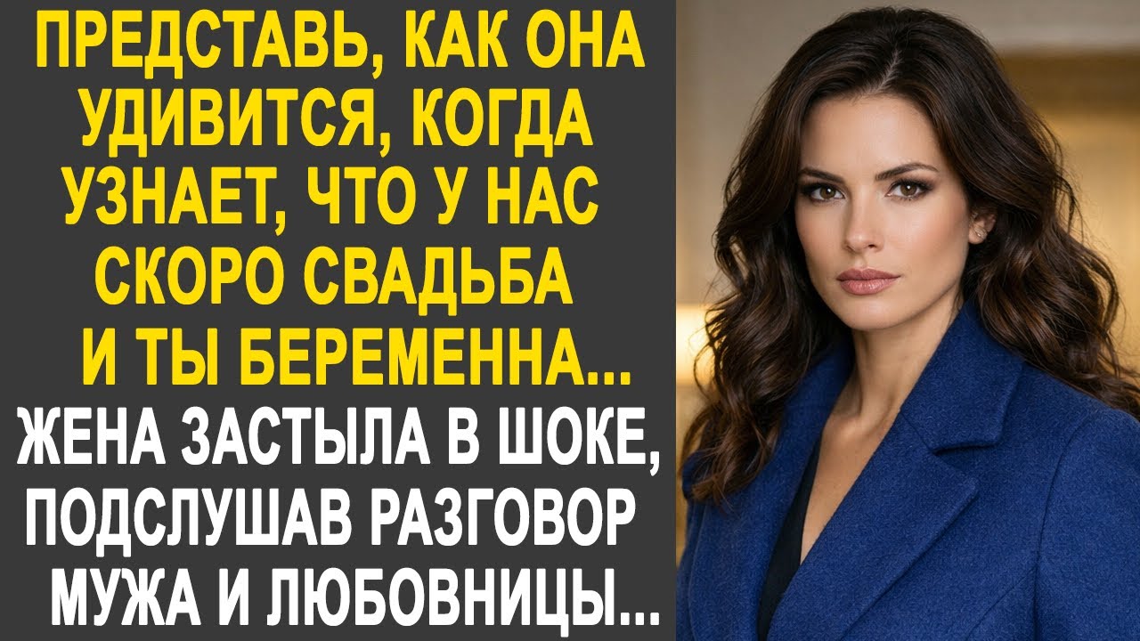 Представь, как она удивится, когда всё узнает - Жена застыла, подслушав разговор мужа и любовницы...