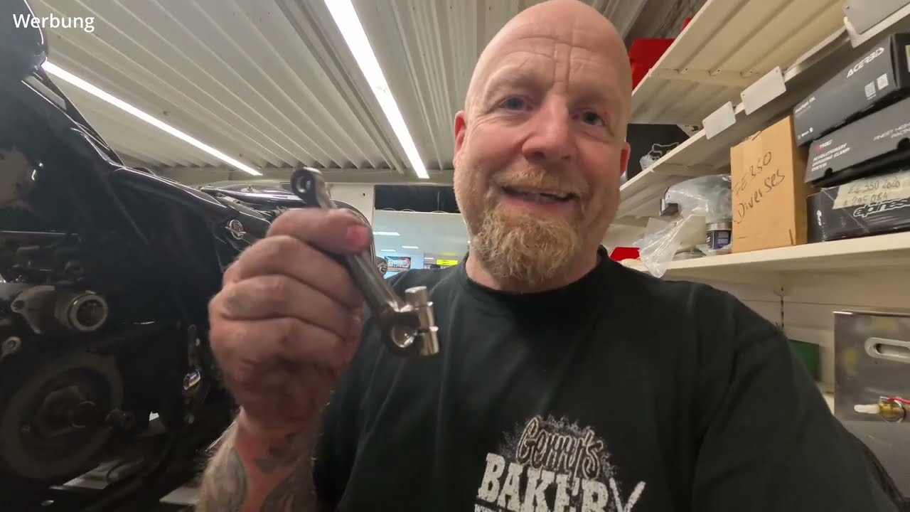 BAKER Edelstahl Schalthebel f&uuml;r Harley-Davidson Motorr&auml;der