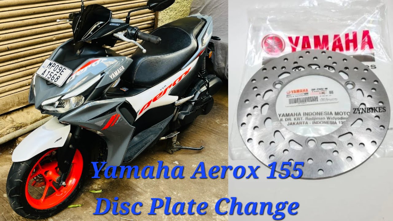 Yamaha Aerox 155 Disk Replacement in 2026 | Changing front disc of yamaha aerox
