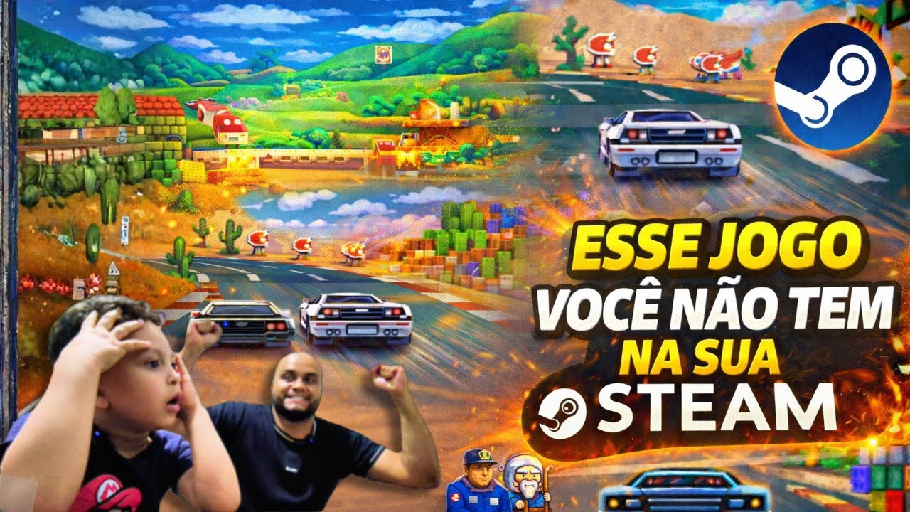Jogamos Super Nintendo na Steam! (Top Gear 2)