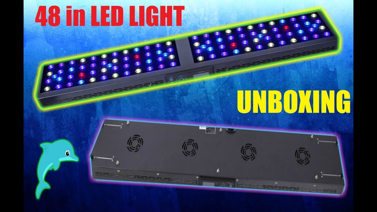 48 inch black box led salt water aquarium fish tank light ( model it2012 )