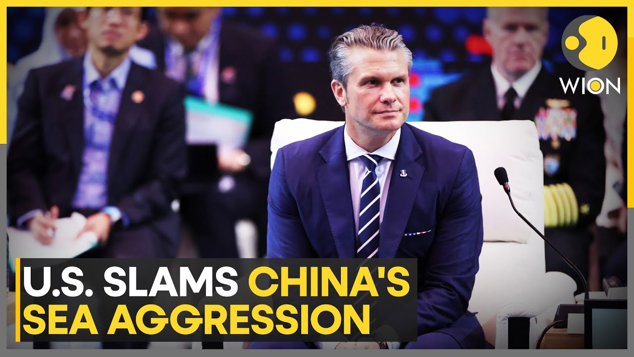 US Accuses China of Illegal Sea Intimidation in South China Sea | WION News