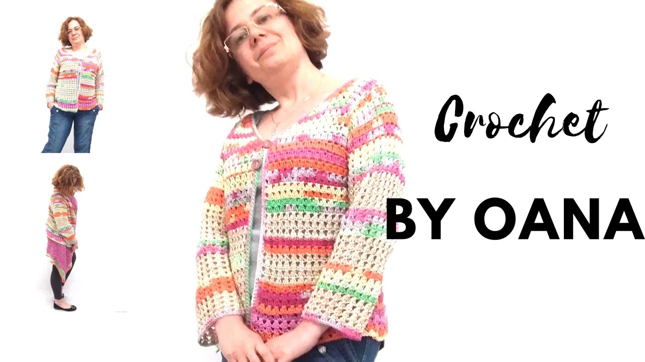 Crochet summer cardigan by Oana