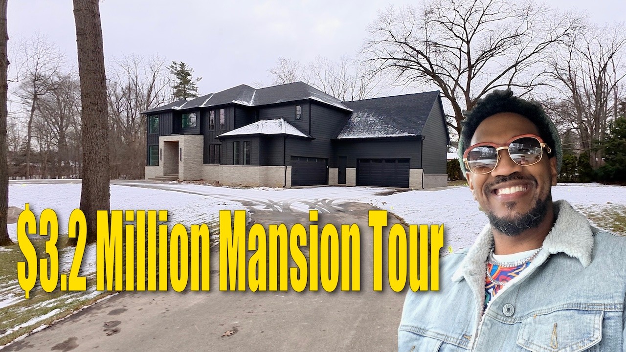 Inside a new construction home for sale in Michigan | Million dollar house tour.
