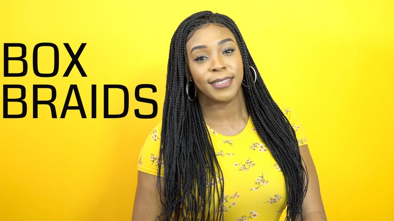 Model Model Synthetic Braid Lace Wig - BOX BRAIDS --/WIGTYPES.COM