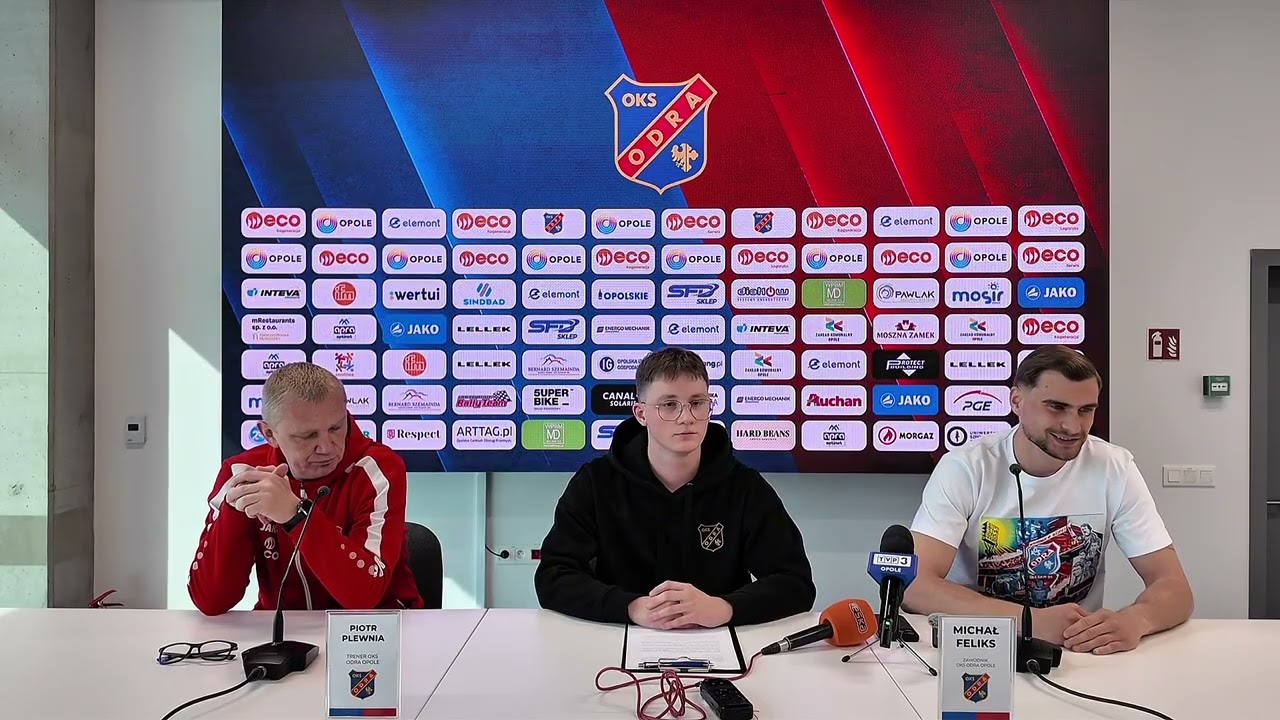 Konferencja prasowa przed meczem z Wisłą Kraków