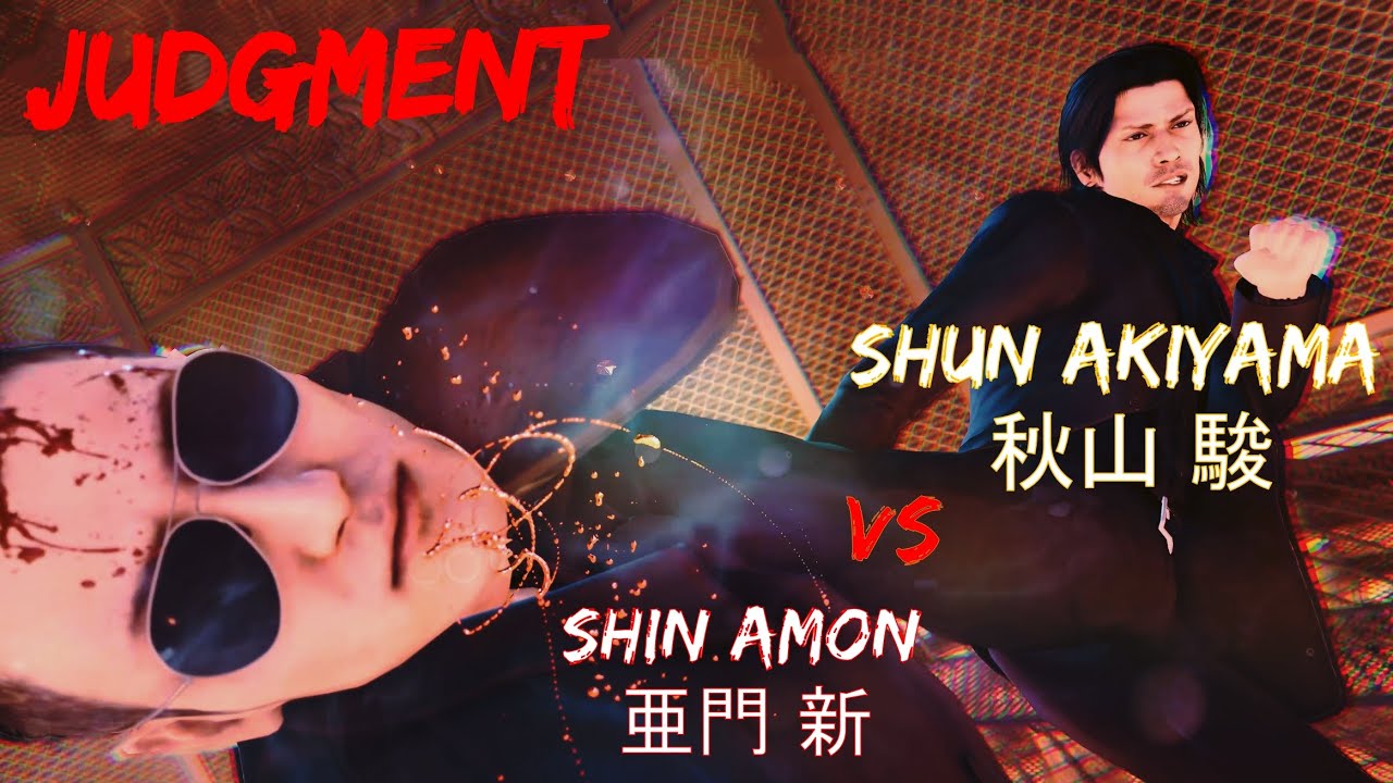 Shun Akiyama /w custom moves Vs Shin Amon - EX-HARD No Damage | Judgment PC MOD [4K UHD]