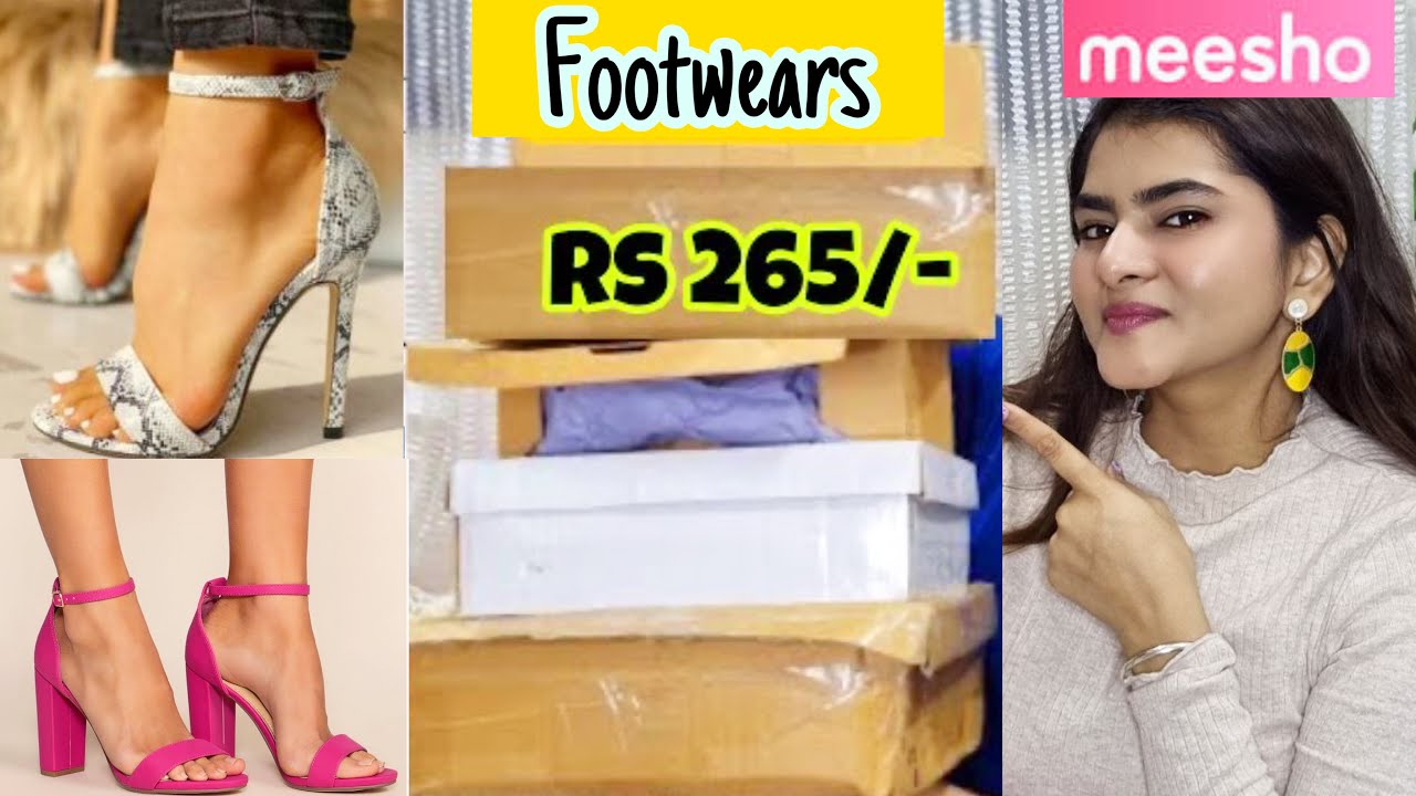 Meesho Footwear haul starting Rs 285 - 1000 | Heels, Flats, Wedges, Sandals | Stylish | #Meesho