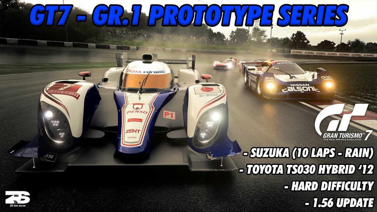Gran Turismo 7 - Gr.1 Prototype Series (Suzuka - With Rain) | Toyota TS030 Hybrid '12