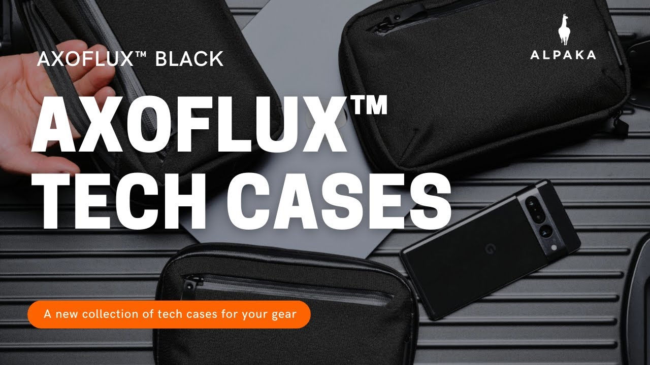 ALPAKA Elements Tech Case Collection   Axoflux Black