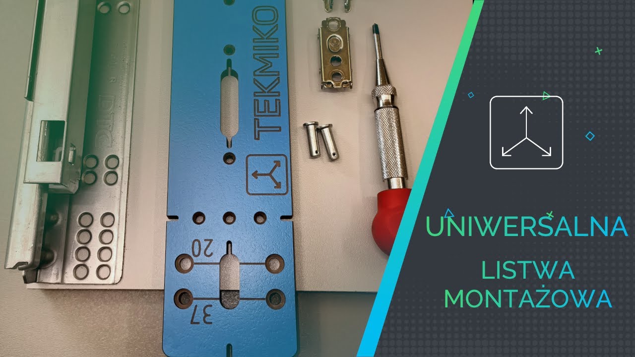 Uniwersalna listwa montażowa