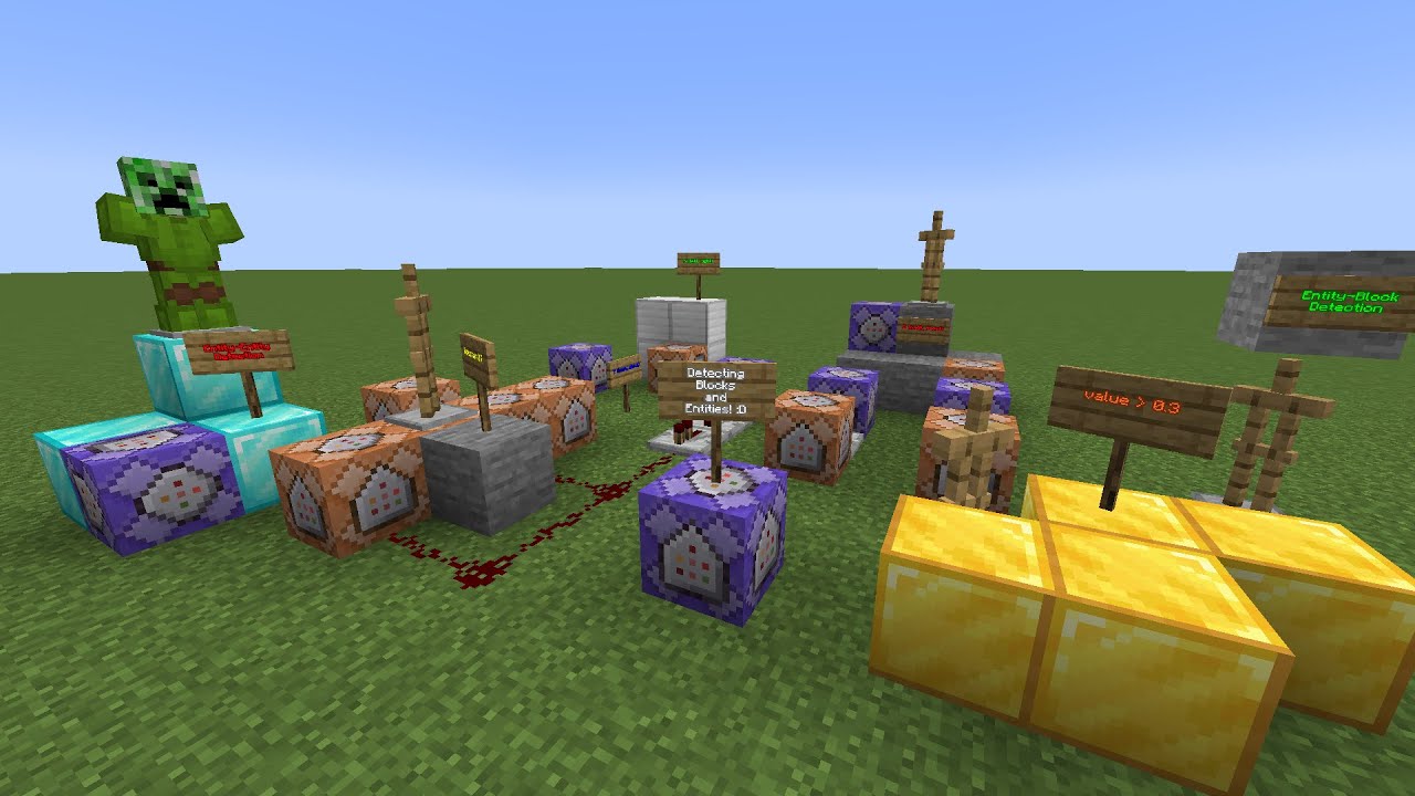 Detecting Blocks and Entities in Minecraft