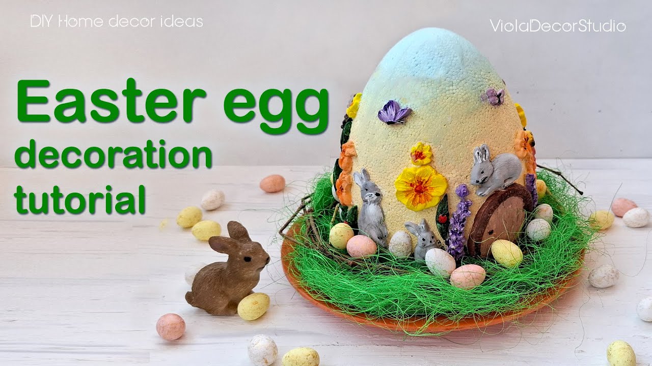 How to Make a Beautiful Arrangement for a Easter - DIY Home Decor