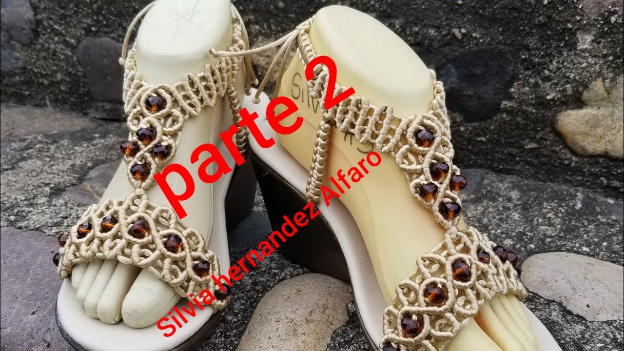 huarache 4 puntos para armar parte 2