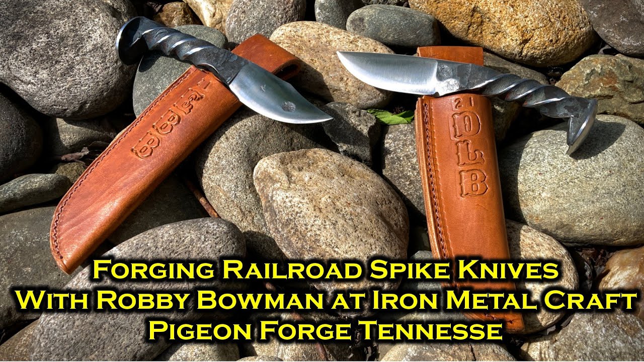 Making a Knife at Iron Mountain Metal Craft in Pigeon Forge Tennessee