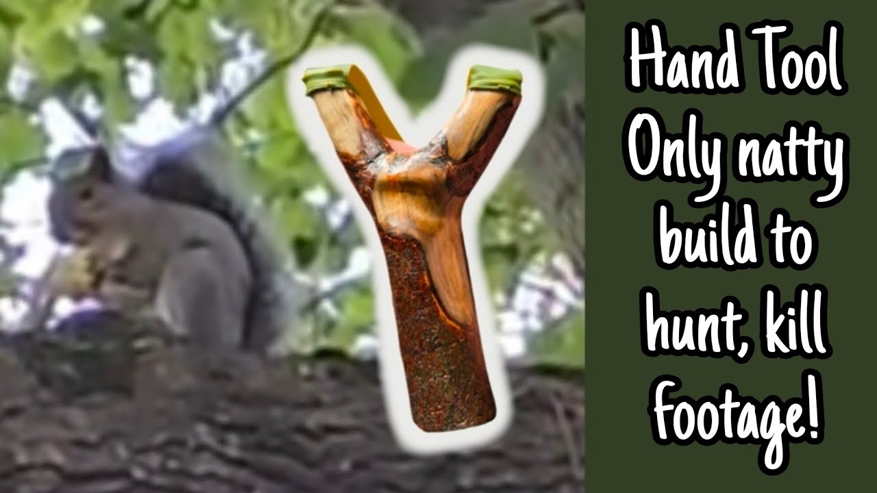 Hand Tool Only Built to Hunt Challenge | Slo-Mo Hunting Footage!