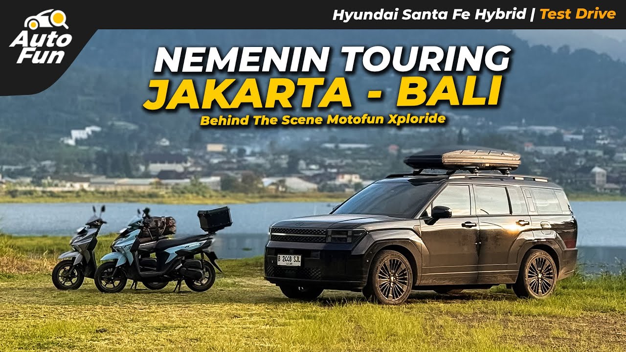 Road Trip 1.500 km+ Buktikan Akomodasi Santa Fe Hybrid | BTS MotoFun Xploride Yamaha Gear Ultima 125