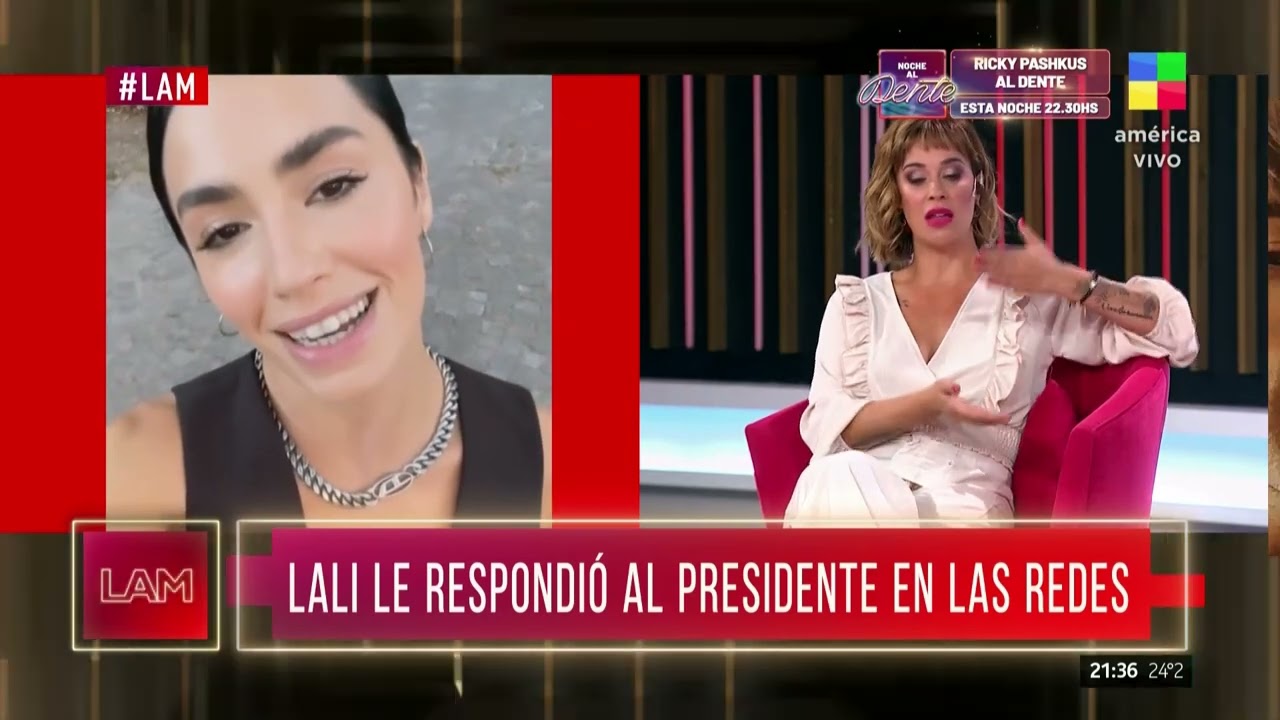 Lali Espósito respondió a los dichos de Javier Milei en sus redes