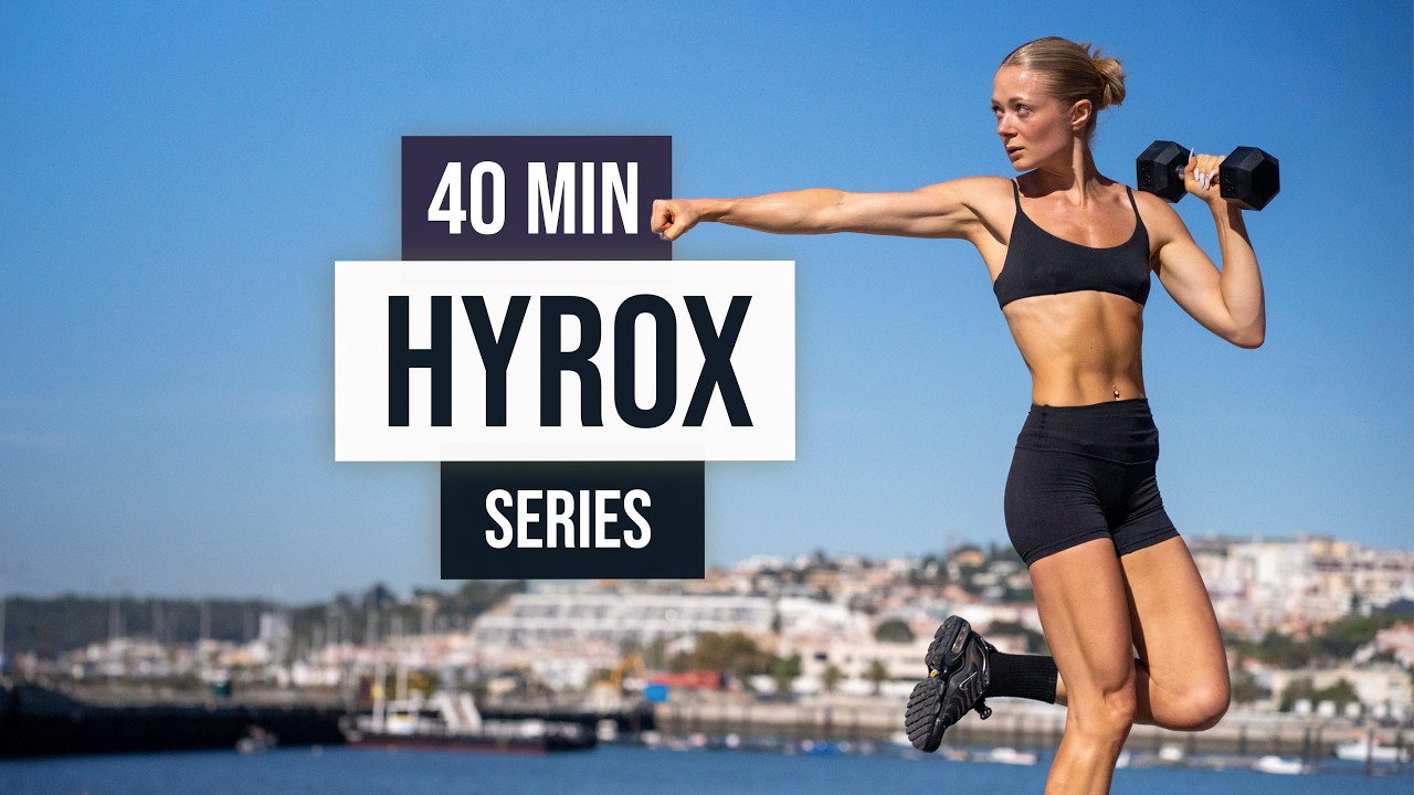 40-минутная HIIT-тренировка HYROX дома &mdash; Тренировка 2 &mdash; Кардио, сила и повышение уровня физическо...