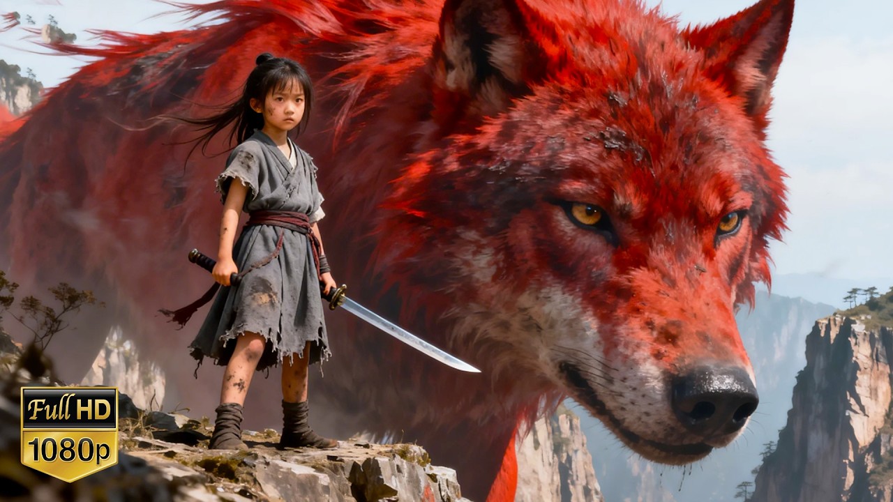 【超燃武俠電影】小女孩被巨狼救下，獲得秘籍，苦練後一統江湖！#movie #chinesedrama #中國電視劇 #大陸劇 #大陆剧 #武侠 #kungfu #功夫