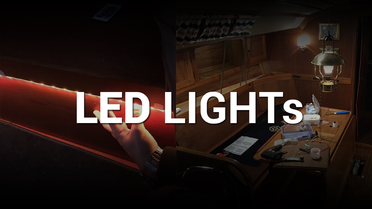 Installing LED lights in our sailboat - Sailing Skidbladner