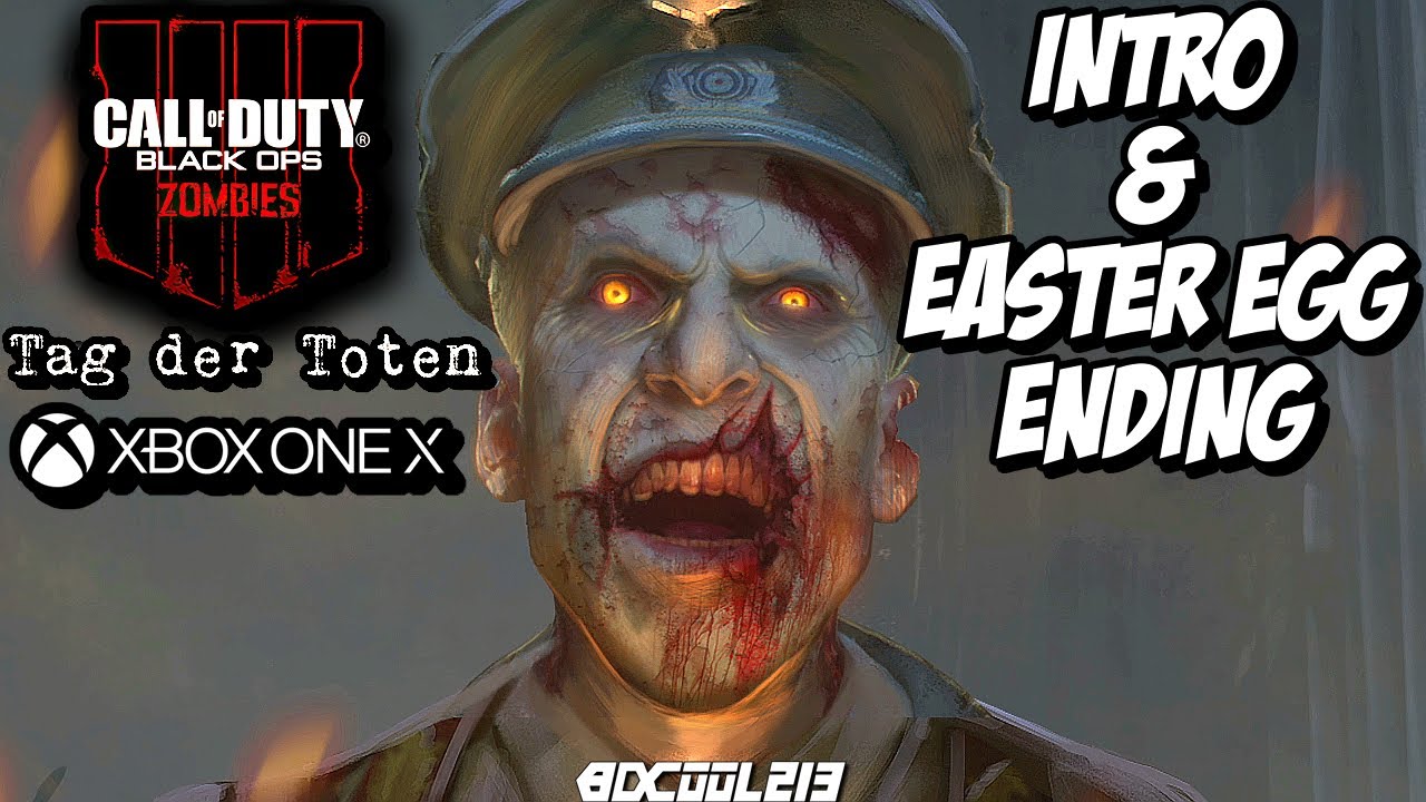 Tag der Toten | INTRO | SOLO EASTER EGG ENDING CUTSCENE (Xbox One Black Ops 4 Zombies)