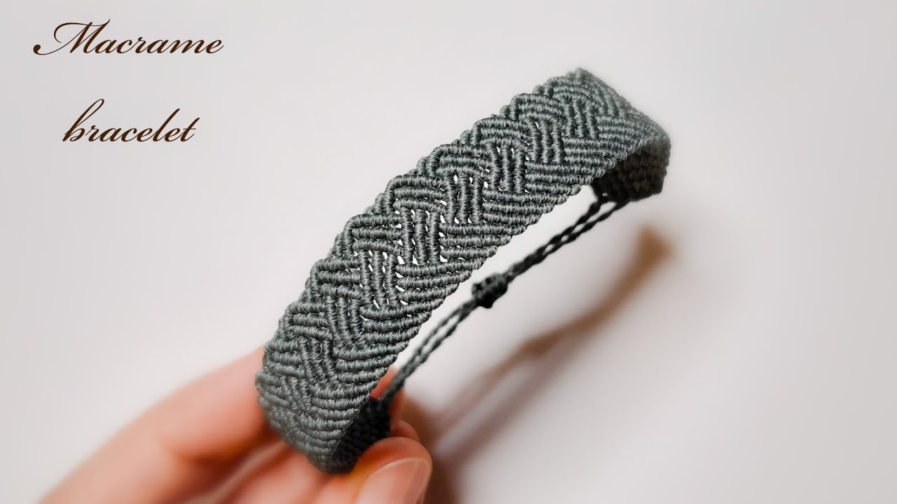 Bracelet macrame tutorial 