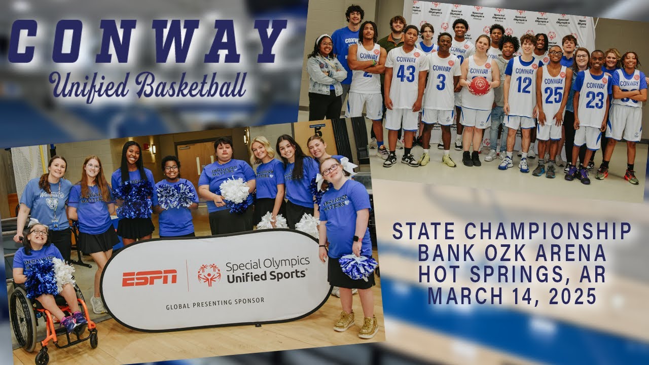 Conway High School Unified Basketball vs Bryant | State Championship | March 14, 2025