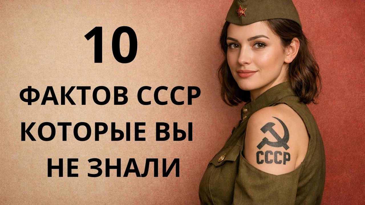 ЭТИ 10 ФАКТОВ О СОВЕТСКОМ СОЮЗЕ ПЕРЕВОРАЧИВАЮТ МОЗГ