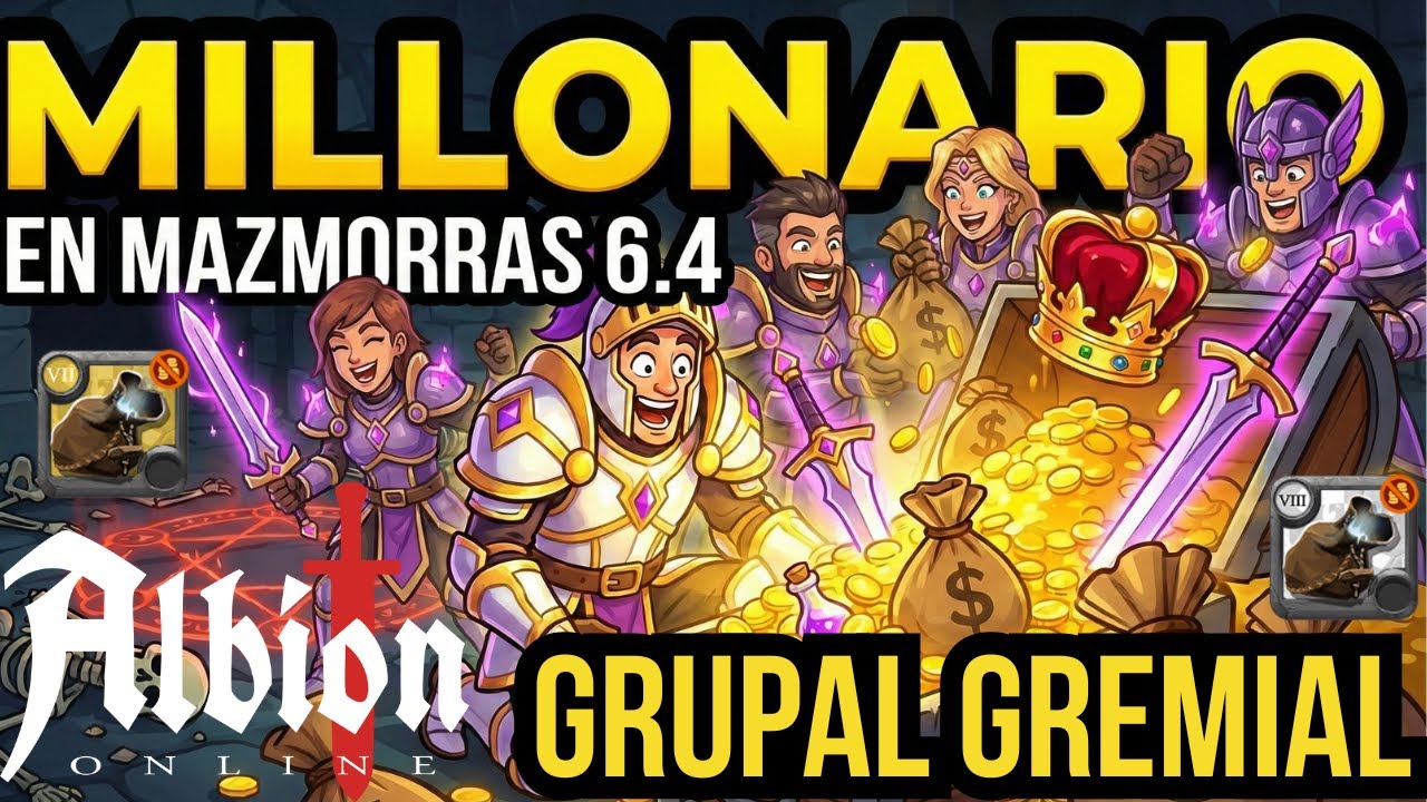 ¿La MEJOR Economía Grupal? Probando Mapas 6.4 en la Zona Negra 🏰 | albion online 2026