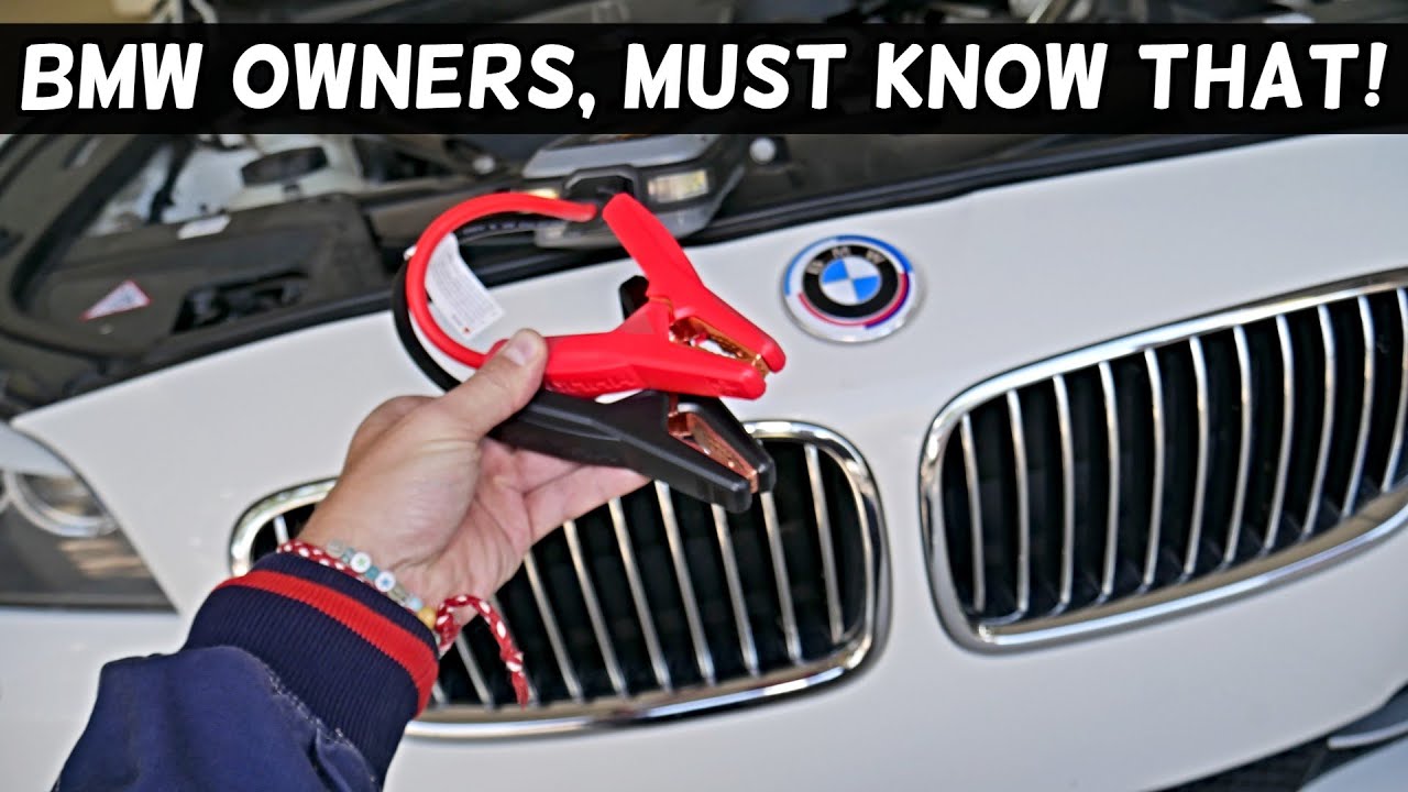How To Jump Start BMW With Dead Battery, BMW Jump Start Terminal Location